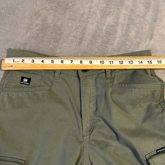 G-Star Raw Cargo 3D Pants Size 30 Button Pocket Army Green Gorp Gorpcore Utility - Picture 4 of 8